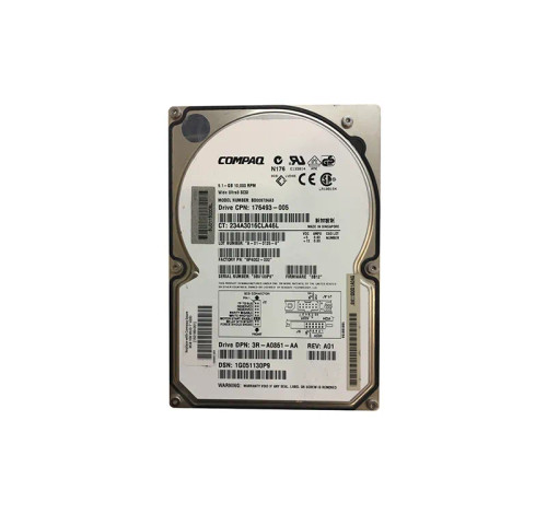 176493-005 - Compaq 9.1GB 10000RPM Ultra160 SCSI 68-Pin 3.5" HDD
