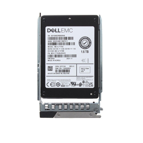 3TCV6 - Dell 1.6TB SAS 12Gb/s 2.5" Mixed Use SSD