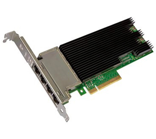 540-BBVO - Dell Intel X710-T4 Quad-Ports RJ-45 10Gbps 10GBase-T 10 Gigabit Ethernet PCI Express 3.0 x8 Converged Network Adapter