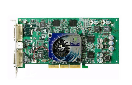 A9655A - HP Quadro4 980XGL AGP 8x 128MB Dual DVI Graphics Card