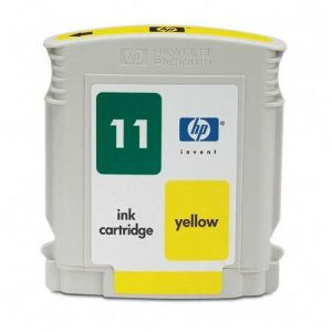 HP 11 Yellow Ink Cartridge for Inkjet Printers - Yields 1750 Pages - Compatible with HP Printers - Office Supplies