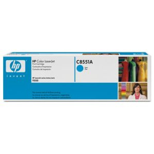 C8551A#ABA - HP Toner Cartridge (Cyan) for HP Color LaserJet 9500 Series Printer  C8551A ABA