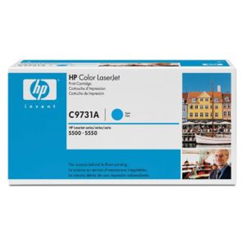 C9731AX - HP 645A Toner Cartridge (Cyan) for HP Color LaserJet 5500/5550 Series Printer