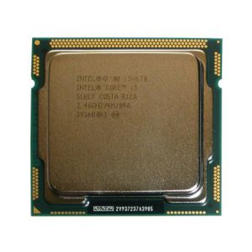 CM80616004641AB - Intel Core i5-670 Dual Core 3.46GHz 2.50GT/s DMI 4MB L3 Cache Socket LGA1156 Desktop Processor