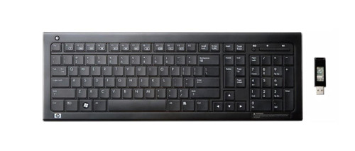 FQ480AA#ABA - HP 2.4GHz Wireless Keyboard Black