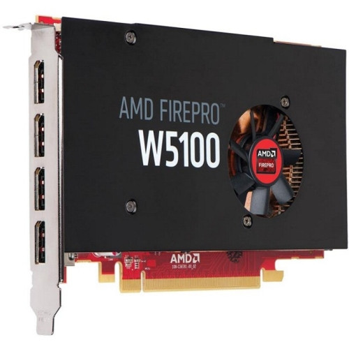 J1Q36AV - HP AMD FirePro W5100 4GB GDDR5 PCIe 3.0 Graphics Card