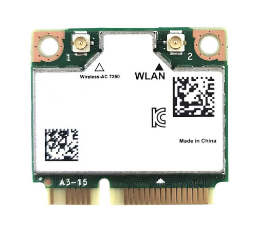 J7Z29AV - HP Intel 7260 802.11 a/b/g/n Bluetooth Network Card