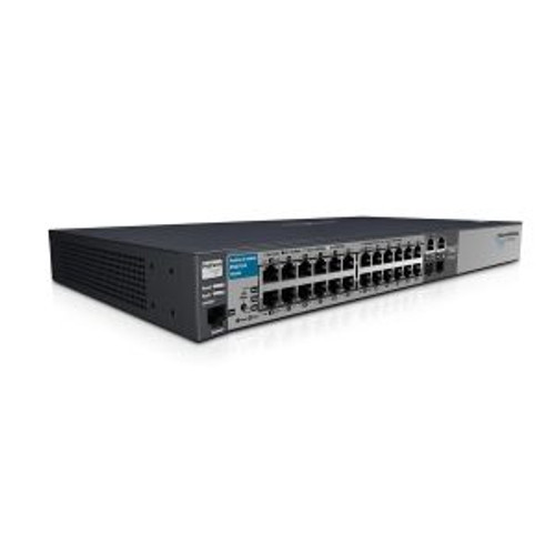 J9019BN - HP ProCurve E2510-24 24-Ports Managed Stackable Layer-2 Fast Ethernet Switch + 2x10/100/1000Base-T/SFP (mini-GBIC) 1U Rack-Mountable (