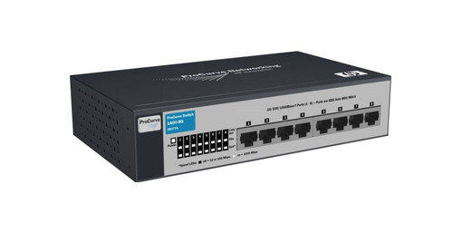 J9559-61001 - HP ProCurve 1410-8G 8-Ports 8 1Gbps 10/100/1000Base-T RJ-45 Gigabit Ethernet Rack-Mount Ethernet Switch Rack Mountable