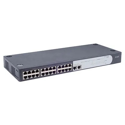 JD020A - HP 24-Port 10/100 + 2 SFP Gigabit Network Switch