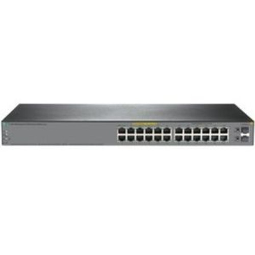 JL384AR - HP OfficeConnect 1920S 24G 24-Ports RJ-45 1000Base-X PoE+ Manageable Layer 3 Rack-mountable with 2x Gigabit SFP Switch