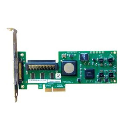 KR645 - Dell Single Channel PCI-Express Low Profile 1 INT + 1 EXT Ultra-320 SCSI Host Bus Adapter