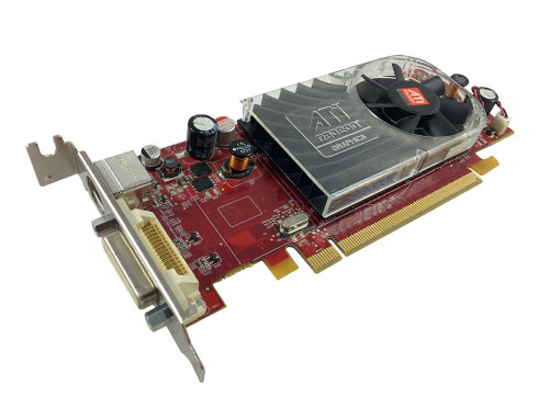 KT361 - Dell ATI Radeon XT 256MB DMS-59 PCIe Low Profile Graphics Card