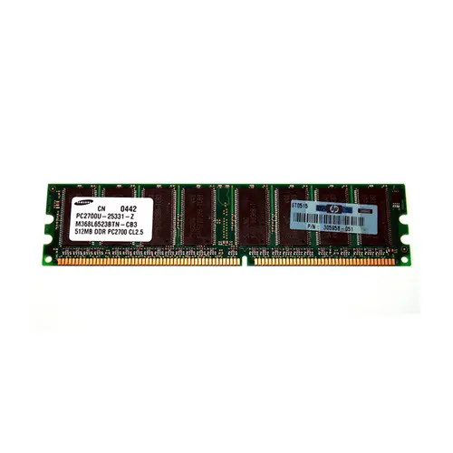M368L6523BTN-CB3 - Samsung 512MB DDR-333MHz CL2.5 184-Pin DIMM Memory