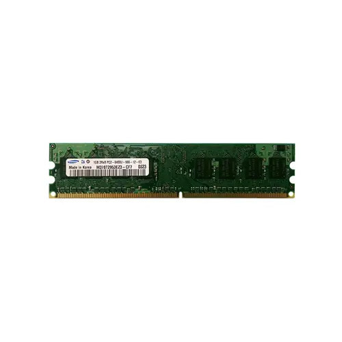 Samsung M378T2863QZS-CF7 1GB DDR2-800MHz PC2-6400 UDIMM Memory Module