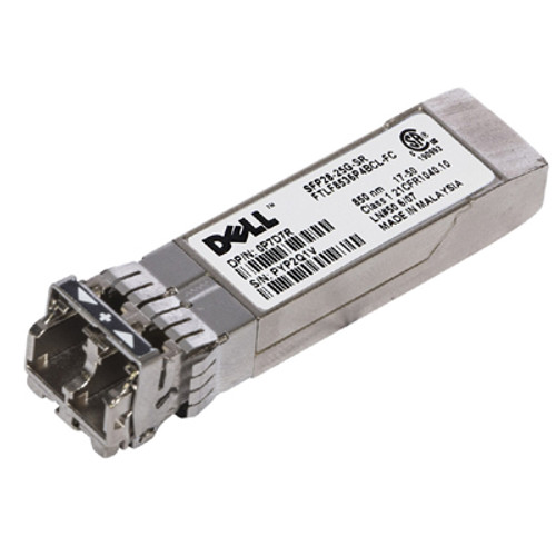 91C9R - Dell 25GbE 850Nm Short Wave Length SFP+ Transceiver Module for PowerEdge M640 / R240