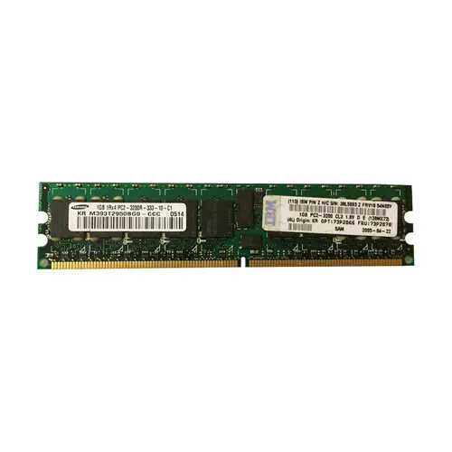 M393T2950BG0-CCC - Samsung 1GB DDR2-400 PC2-3200 ECC Registered Memory Module