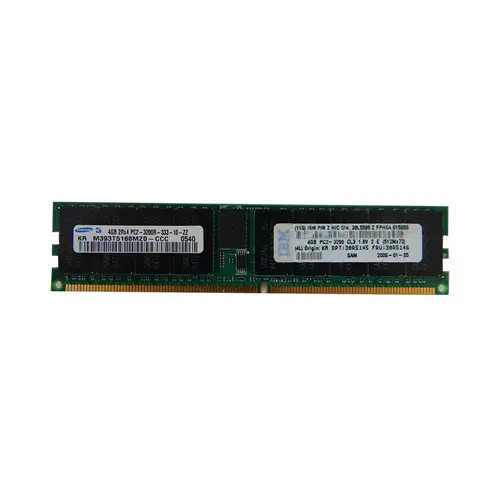 M393T5168MZ0-CCC - Samsung 4GB 400MHz DDR2 PC2-3200 Registered ECC CL3 240-Pin DIMM Dual Rank Memory