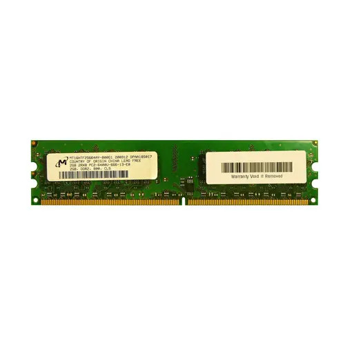MT16HTF25664AY-800G1 - MICRON 2GB DDR2-800MHz PC2-6400 240-Pin DIMM