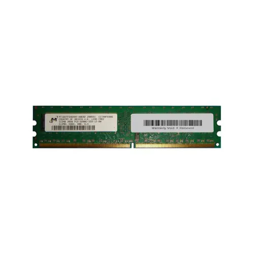 MT16HTF6464AY-40EB2 - Micron 512MB DDR2-400 PC2-3200 Unbuffered Memory Module