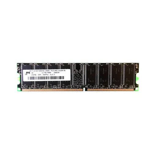 MT16VDDT3264AG-265A1 - Micron 256MB DDR-266 PC2100 Unbuffered Memory Module