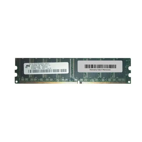 MT16VDDT6464AG-335C2 - MICRON 512MB PC2700 DDR-333MHz CL2.5 184-Pin DIMM
