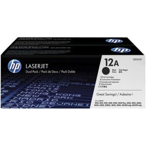 Q2612-AD004 - HP Q2612AD 12A Black Toner Cartridge 2000-Page Printer Supply