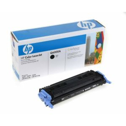 Q6000AX - HP 124A Toner Cartridge (Black) for HP Color LaserJet 1600/2600 Series Printer