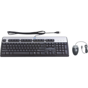 RC465AA#ABC - HP USB Wired Keyboard Mouse Combo French Canada
