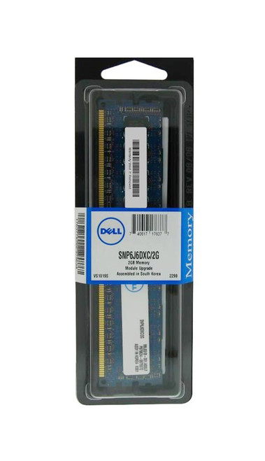 SNP6J6DXC - Dell 2GB PC3-10600 DDR3-1333MHz ECC Registered 240-Pin Memory