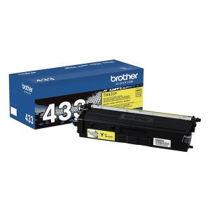 Brother TN433Y TN433 Yellow Toner Cartridge 4K High Yield