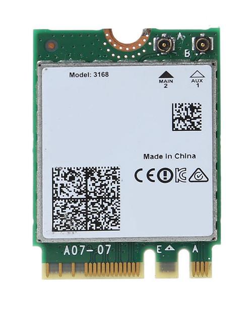 W6R79AV - HP Intel Wireless-AC 3168 433Mbps M.2 2230 Bluetooth 4.2 Wireless Adapter