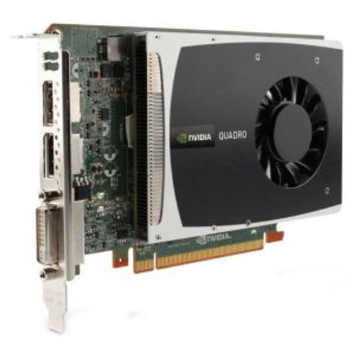 WS094AT - HP Nvidia Quadro 2000 1GB Graphics PCI-Express 2.0 Dual Port 1xDVI-I 1xDisplayPort Video Graphics Card