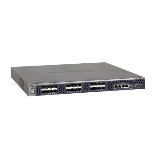 XSM7224SK-100NAS - NetGear 24-Port 10GBase-T 4-Port SFP Layer 3 Network Switch