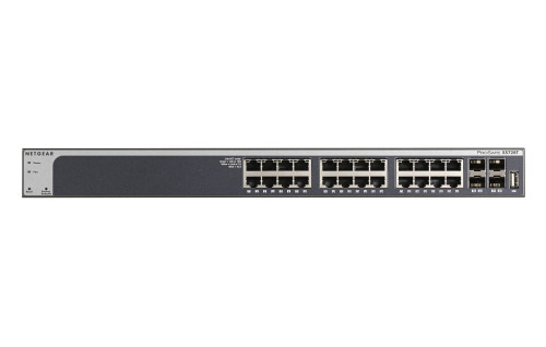 XS728T-100AJS - NetGear 24-Port 10GBase-T 4-Port SFP+ Layer 3 Network Switch