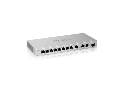 XGS1250-12 - ZYXEL 12-Port Web-Managed Multi-Gigabit Switch Includes 3-P