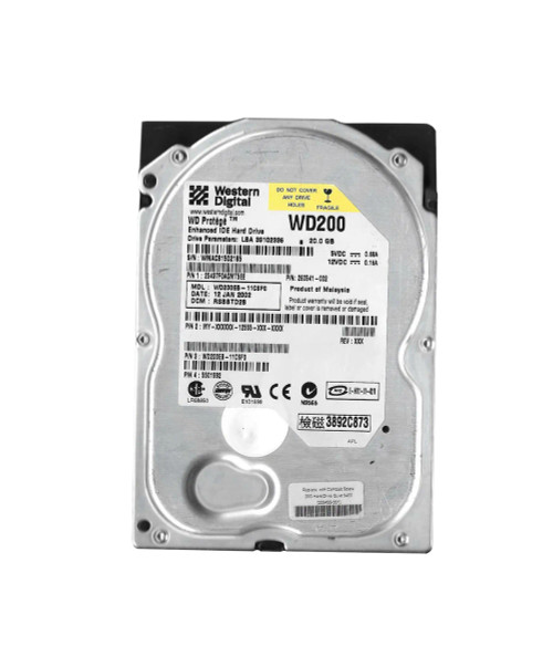 WD200-11CSF0 - Western Digital 20GB 5400RPM EIDE 2MB 3.5" HDD