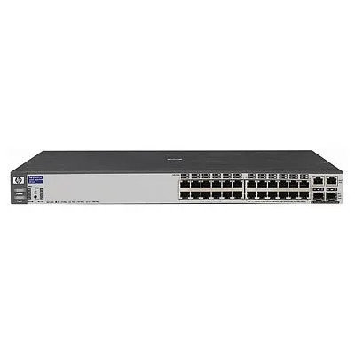 J8164A - HP 24-Port 10/100 2-Port SFP Layer2 Network Switch