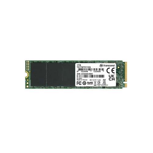 TS1TMTE110Q - Transcend 1TB PCIe NVMe 3.0 x4 M.2 2280 SSD