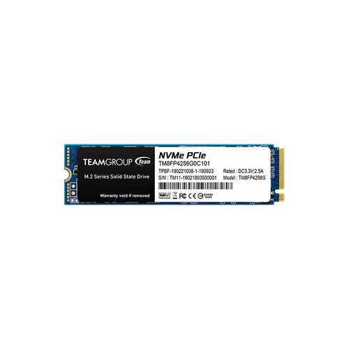 TM8FP4256G0C101 - Team Group 256GB PCIe NVMe 3.0 x4 M.2 2280 SSD