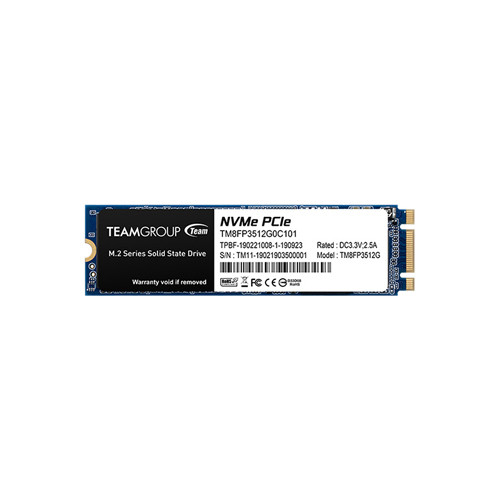 TM8FP3512G0C101 - Team Group 512GB PCIe NVMe 3.0 M.2 2280 SSD