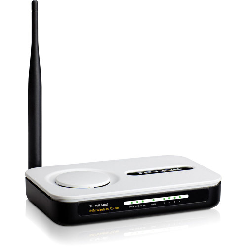 TL-WR340G - TP-LINK Wireless Router 54 Mbps 4 x 10/100Base-TX LAN 1 x 10/100Base-TX WAN IEEE 802.11b/g