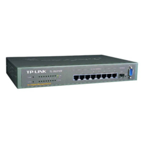 TL-SG3109 - TP-Link 8-Port Gigabit 1-Port SFP L2 Managed Network Switch
