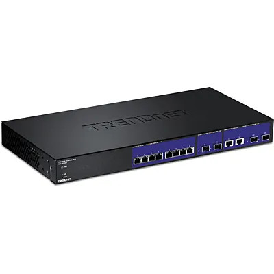 TEG-40128 - TRENDnet 8-Port 10GBase-T 2-Port SFP+ Layer 2 Managed Network Switch