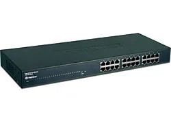 TRENDnet 24-Port Fast Ethernet Switch for Rack-Mountable LAN Networks