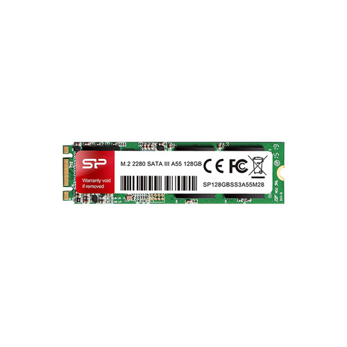 Silicon Power A55 128GB M.2 2280 SSD for SATA 6Gb/s - SU128GBSS3A55M28AB