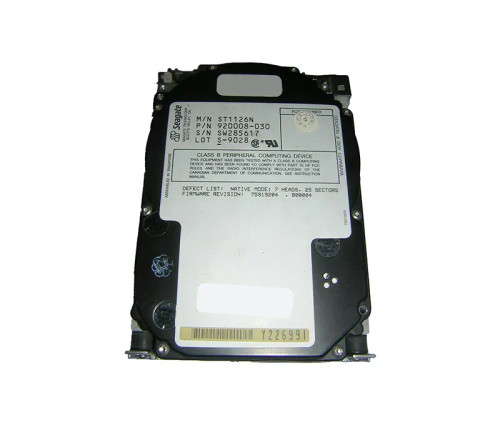 ST1126N - Seagate 126MB 3600RPM SCSI 3.5" HDD
