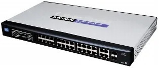 SLM224G4PS-G5 - Linksys 24-Port Gigabit PoE Managed Ethernet Switch