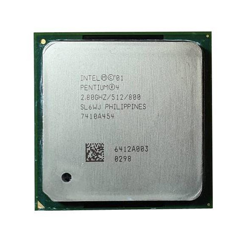 SL6WJ-2 - Intel Pentium 4 2.80GHz 512KB Socket 478 Processor