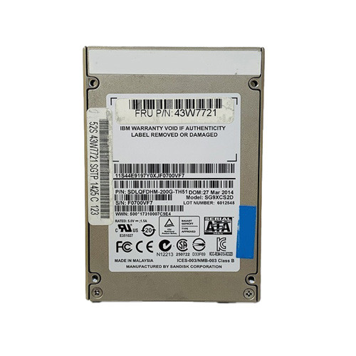 SG9XCS2D - IBM 200GB MLC SATA 3Gb/s 2.5" Hot Swap SSD